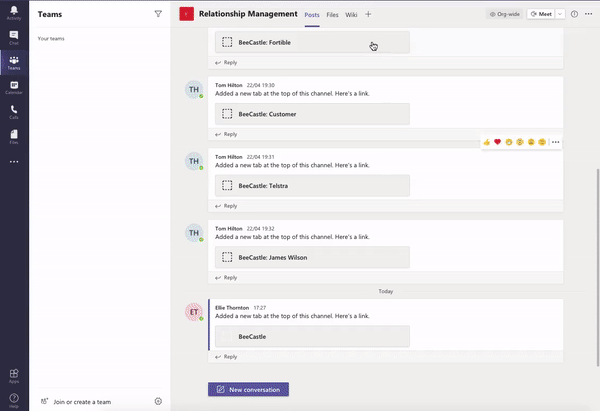 Segments dashboard