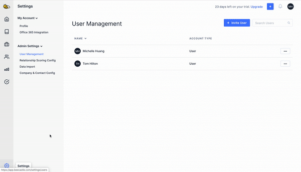 Add new users via user emails