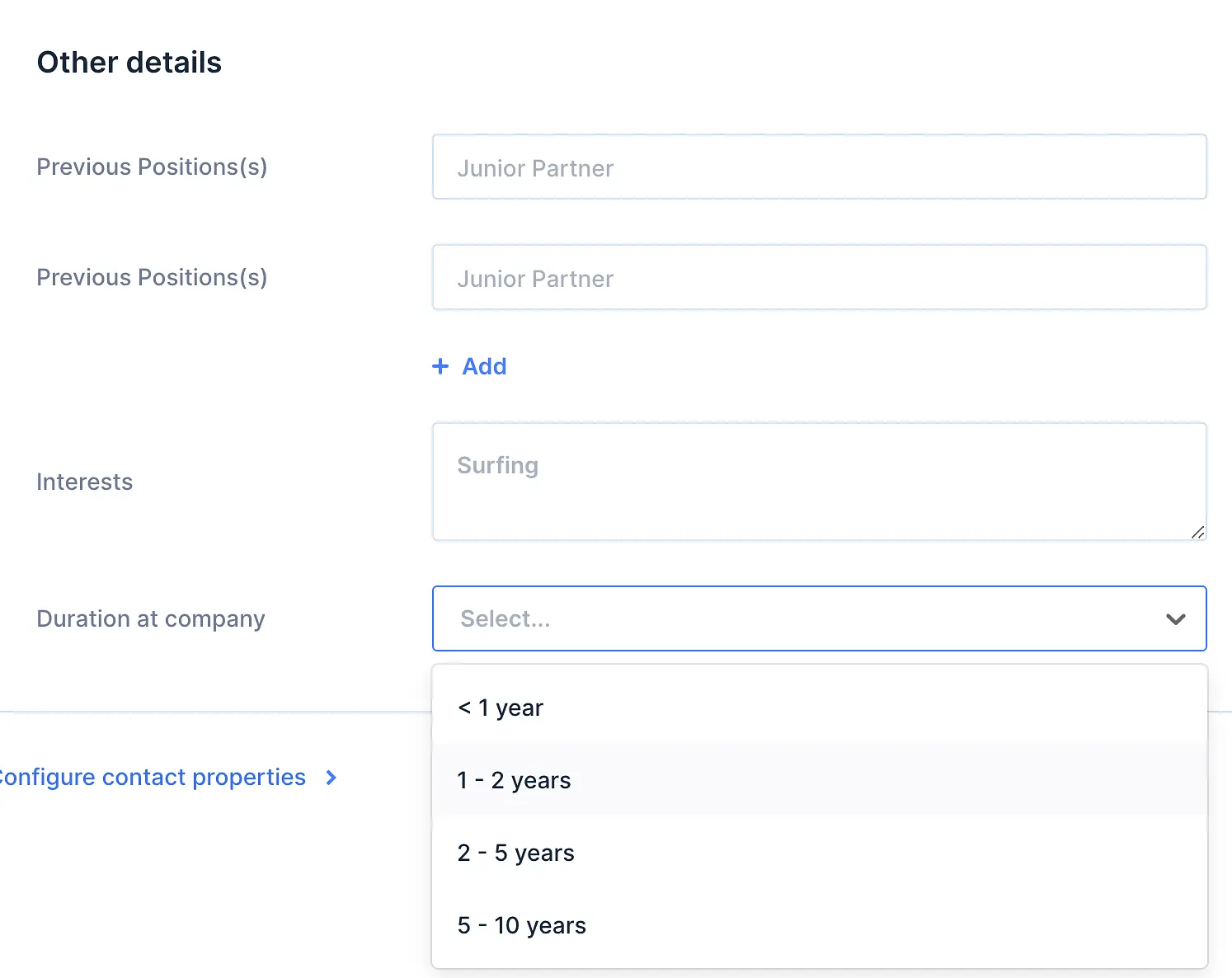 Profile Page